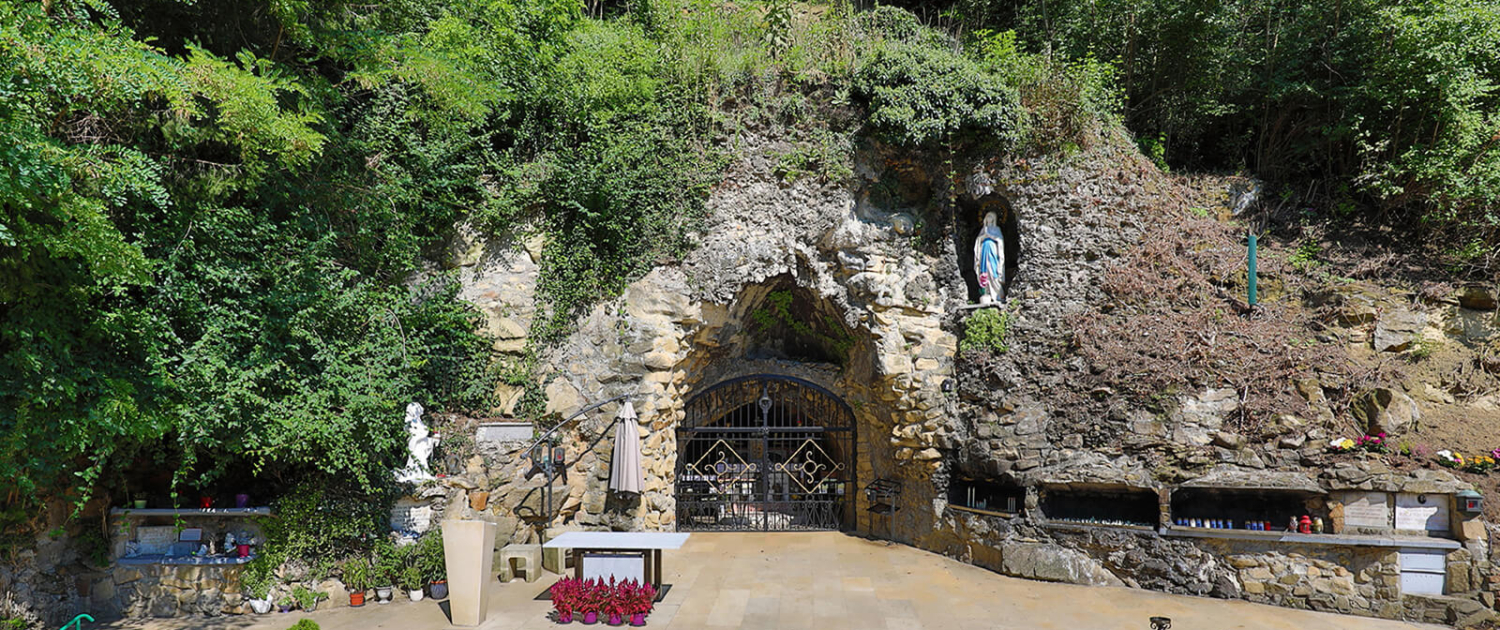 Die Lourdesgrotte in Maria Gugging