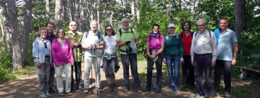 Die Wandergruppe der 3. Wanderung 2024