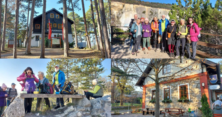 Collage mit Impressionen von der 6. Wanderung 2024